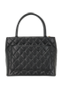 CC Medallion Tote, &pound;2,100, Handbags, Black, Caviar Leather, Back view